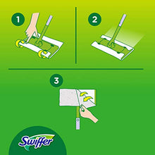 Carica l'immagine nel visualizzatore di Gallery, Swiffer Starter Kit XXL – Scopa con Manico e 8 Panni Ricambio