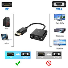 Carica l'immagine nel visualizzatore di Gallery, Rankie Adattatore Displayport (DP) su VGA, 1080P, Nero