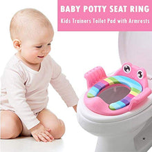 Carica l'immagine nel visualizzatore di Gallery, Riduttore per WC Bambini, Forma Ergonomica, Ergonomico Rosa