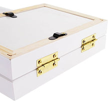 Carica l'immagine nel visualizzatore di Gallery, FLOWOW Bianco Impronta Bambino neonato cornice piedi mani White+White