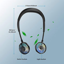 Carica l'immagine nel visualizzatore di Gallery, CENXINY Ventilatore Portatile, 2000mAh USB Modello 1