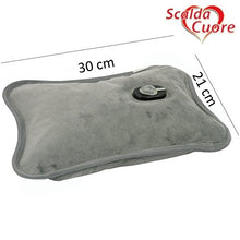 Carica l'immagine nel visualizzatore di Gallery, Scaldacuore Borsa Acqua Calda Elettrica Luxury Grigio - Ilgrandebazar