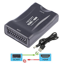 Carica l'immagine nel visualizzatore di Gallery, MISOTT Convertitore da Scart a HDMI, Ingresso Uscita HDMI Supporta... - Ilgrandebazar