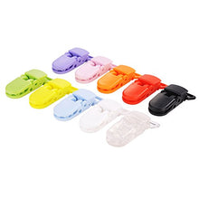 Carica l'immagine nel visualizzatore di Gallery, LIHAO T-Figura plastica Ciuccio Clips Bretella Supporti per Baby... - Ilgrandebazar