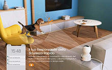 Carica l'immagine nel visualizzatore di Gallery, Topcony Telecamera Sorveglianza WIFI 1080P, Videocamera Sicurezza IP Interno...