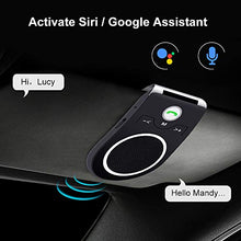 Carica l'immagine nel visualizzatore di Gallery, Aigoss Vivavoce Bluetooth Car Kit per Chiamate Viva Voce GPS e Musica...
