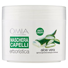 Carica l'immagine nel visualizzatore di Gallery, Omia Maschera Capelli Erboristica Aloe Vera - 250 ml - Ilgrandebazar