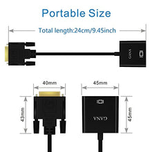 Carica l'immagine nel visualizzatore di Gallery, GANA Adattatore DVI a VGA Cavo Convertitore DVI-D a | 24+1 Supporto 60Hz...