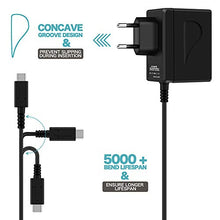 Carica l'immagine nel visualizzatore di Gallery, Nintendo Switch AC Adapter, Alimentatore PD Tipo-C Adattatore, Nero
