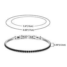 Carica l'immagine nel visualizzatore di Gallery, JewelryWe Bracciale Coppia Donna Uomo Fidanzati con Zircone Lucido Perline... - Ilgrandebazar