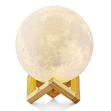 Carica l'immagine nel visualizzatore di Gallery, Lampada Luna 3D Stampata, ALED LIGHT Piena Moon con 3 Colori