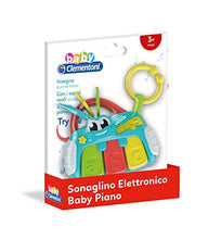 Carica l'immagine nel visualizzatore di Gallery, Clementoni- Sonaglino Elettronico Baby Pianola Giocattolo, Multicolore