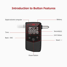 Carica l'immagine nel visualizzatore di Gallery, Oasser Etilometro Portatile Certificato Alcool Tester Digitale Schermo LCD... - Ilgrandebazar