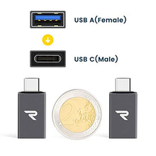 Carica l'immagine nel visualizzatore di Gallery, Rampow Adattatore USB C a 3.1 [ OTG - 2 Pezzi ]Adattatore Space grey