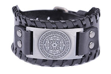 Carica l'immagine nel visualizzatore di Gallery, Thor martello nodo celtico amuleto 24 Rune Sprial Antique Silver,black - Ilgrandebazar