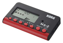Carica l'immagine nel visualizzatore di Gallery, Korg MA-2 LCD Metronomo Digitale Compatto, Nero/Rosso - Ilgrandebazar