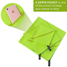 Carica l'immagine nel visualizzatore di Gallery, Eono by Amazon - Asciugamano in Microfibra, XXL - 200cm x 100 cm, Verde