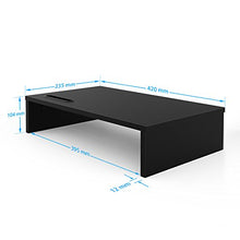 Carica l'immagine nel visualizzatore di Gallery, BONTEC Supporto per Monitor in Legno, da Scrivania con...