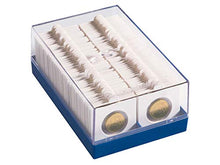 Carica l'immagine nel visualizzatore di Gallery, Leuchtturm 315511 scatola di plastica per 100 cartoncini monete, Blu - Ilgrandebazar