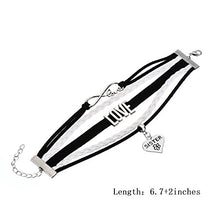 Carica l'immagine nel visualizzatore di Gallery, Legemeton Infinity Love Wrap Nero Multistrato Intrecciato con Sister Series... - Ilgrandebazar