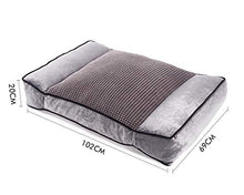Carica l'immagine nel visualizzatore di Gallery, Pecute Letto per Cani Gatti, Materassini Imbottiti Cani, grigio (L) - Ilgrandebazar