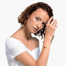 Carica l'immagine nel visualizzatore di Gallery, Swarovski Bangle Donna Placcato_Oro Cristallo Rotonda - 5517641 - Ilgrandebazar
