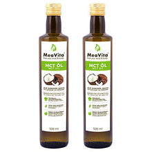 Carica l'immagine nel visualizzatore di Gallery, MeaVita - Olio MCT, qualità premium, 2 x 500 ml - Ilgrandebazar