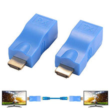 Carica l'immagine nel visualizzatore di Gallery, Extender HDMI, da 1080P a RJ45 Ethernet per segnale di rete... - Ilgrandebazar