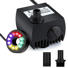 Carica l'immagine nel visualizzatore di Gallery, Maxesla Pompa Sommergibile Mini Acqua con 300L/H + 12Luce - Ilgrandebazar