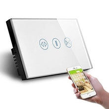 Carica l'immagine nel visualizzatore di Gallery, Interruttore Tapparelle Smart Home a 3 pulsanti Touch WiFi Bianco Tapparellle - Ilgrandebazar