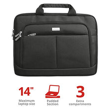 Carica l'immagine nel visualizzatore di Gallery, Trust Sydney Borsa per Laptop Sottile da 14" con Vano Porta-tablet, Nero