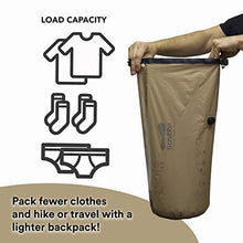 Carica l'immagine nel visualizzatore di Gallery, Scrubba Wash Bag 2.0 - Borsa per Lavatrice da Campeggio marrone - Ilgrandebazar