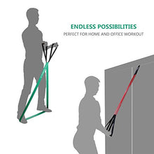 Carica l'immagine nel visualizzatore di Gallery, TOMSHOO Bande Elastiche di Resistenza Pull Up Loop Bands con completo da uomo