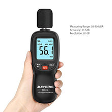 Carica l'immagine nel visualizzatore di Gallery, Fonometro Meterk Gamma 30-130dB a Risposta Rapida Ampio Schermo... - Ilgrandebazar