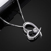 Carica l'immagine nel visualizzatore di Gallery, B.Catcher Collana in Argento 925 con Pendente a Cuore Zircone - Ilgrandebazar