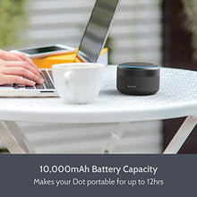 Carica l'immagine nel visualizzatore di Gallery, Batteria per Echo Dot 3a Generazione - Base Portatile 12 Ore di Nero