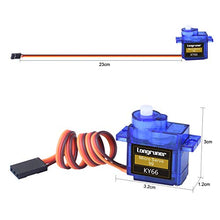 Carica l'immagine nel visualizzatore di Gallery, Longruner SG90 servo micro servomotore 9G RC per comandi di robot LKY66-5