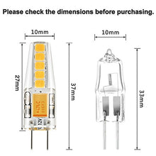 Carica l'immagine nel visualizzatore di Gallery, Kohree 10 Pezzi Lampadina LED G4 2W Lampadine Alogena 20W Bianca Calda 2900K... - Ilgrandebazar