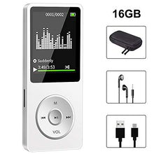 Carica l'immagine nel visualizzatore di Gallery, Lettore MP3, Musicale da 16GB per Sport e Bianco (non bluetooth)