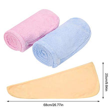 Carica l'immagine nel visualizzatore di Gallery, Irich Microfibra Asciugamano Capelli a Turbante, 4 Pezzi Soffice Cuffie...