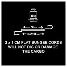 Carica l'immagine nel visualizzatore di Gallery, Master Lock 3244EURDAT Cinghia Multipli Elastica con Ganci [Cavo 70 cm]...