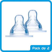 Carica l'immagine nel visualizzatore di Gallery, MAM n°3 - Tettarelle in silicone per bambini, a flusso rapido, con...