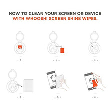 Carica l'immagine nel visualizzatore di Gallery, Whoosh! Screen Shine - Salviette Antimicrobiche Monouso, Adatte per Ogni...