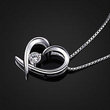 Carica l'immagine nel visualizzatore di Gallery, B.Catcher Collana in Argento 925 con Pendente a Cuore Zircone - Ilgrandebazar
