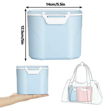 Carica l'immagine nel visualizzatore di Gallery, Luchild Contenitore per Latte in Polvere Neonati - Dispenser 600ml, Blu - Ilgrandebazar