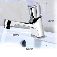 Carica l'immagine nel visualizzatore di Gallery, Delay Faucet Rubinetto del bagno placcato Chrome Self Closing... - Ilgrandebazar
