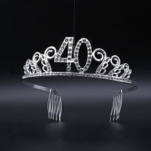 Carica l'immagine nel visualizzatore di Gallery, Rhinestone di cristallo Tiara compleanno Princess Crowns Pettini per... - Ilgrandebazar