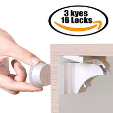 Carica l'immagine nel visualizzatore di Gallery, Serratura del Cassetti Magnetico di Sicurezza per 16 Serrature + 3 Chiavi - Ilgrandebazar