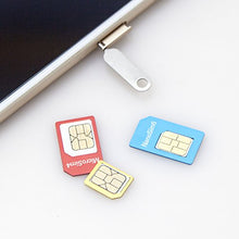 Carica l'immagine nel visualizzatore di Gallery, Helect Adattatore SIM Card, Kit 5-in-1 per Carte SIM... - Ilgrandebazar