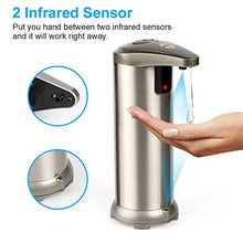 Carica l'immagine nel visualizzatore di Gallery, AHUIFT Dispenser Automatico di Sapone, Sapone Liquido Sensore...